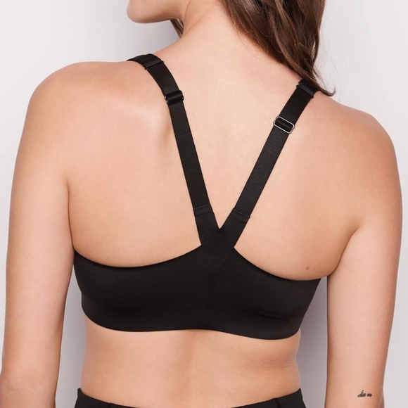 VICTORIA'S SECRET VSX Knockout Front Close Sports Bra in Black 38DDD - NWT - Picture 2 of 7